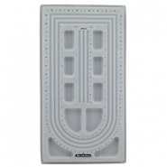 Beadalon tavoletta per infilare gioielli Grigio