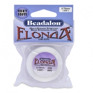 Beadalon filo infilaperle elastico Elonga diametro 0,.mm bianco