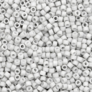 Perline Miyuki Delica 11/0 Opaque matte light smoke grey DB-1518