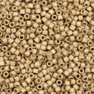 Perline Miyuki Delica 11/0 Duracoat galvanized matte champagne DB-1834f