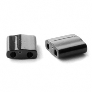 Perline Miyuki Tila 5x5mm Opaque black TL5 - 401