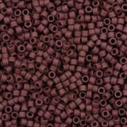 Perline Miyuki Delica 11/0 Opaque matte currant brown DB-1584