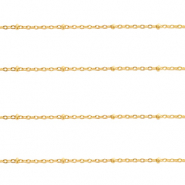 Componenti in acciaio inossidabile catena a rol&ograve; 1,4mm oro