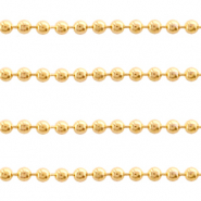Componenti in acciaio inossidabile catena a palline 1,4mm oro