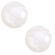 Cabochon Polaris Elements 12 mm classico lucido bianco