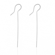 Orecchini in acciaio inossidabile argento