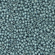 Rocailles Miyuki 11/0 Duracoat galvanized matte sea foam green 11-4217F