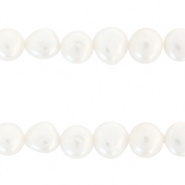 BQ Perle di acqua dolce pepita rotonde 9mm bianco naturale