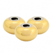 Perline in acciaio inossidabile 8mm oro