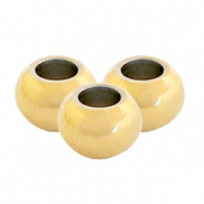 Perline in acciaio inossidabile 4mm oro
