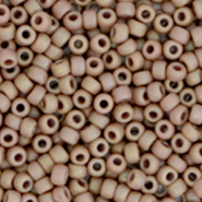 Rocailles Miyuki 8/0 Opaque glazed frosted rainbow lavender 8-4694