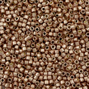 Perline Miyuki Delica 11/0 Duracoat galvanized champagne DB-2504