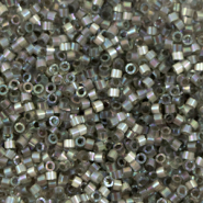 Perline Miyuki Delica 11/0 Silk inside dyed rustic gray ab DB-1872