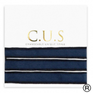 C.U.S® nastro di gioielli blu scuro intenso lucido