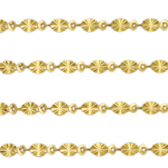 Componenti in acciaio inossidabile catena a rol&ograve; ovale oro