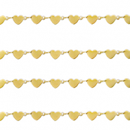 Componenti in acciaio inossidabile catena a rol&ograve; cuore oro