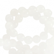 Perline in pietra naturale Quarzo 6mm bianco