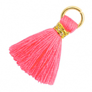 Nappine 2 cm oro - rosa neon