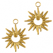 Ciondoli in acciaio inossidabile stella oro