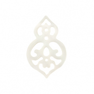 Pendenti di conchiglia prodotti speciali boh&eacute;mien bianco (colore naturale)