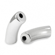 Perline in acrilico tubo argento