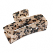 Accessori fermaglio per capelli tartaruga beige