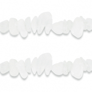 Perline in pietra naturale chips Quarzo cristallo transparente 