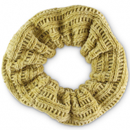 Elastici per capelli velluto a coste verde salice