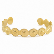 Bracciali in acciaio inossidabile bangle stella oro
