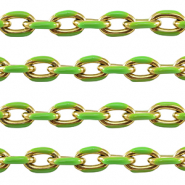Componenti in acciaio inossidabile a rol&ograve; ovale anchor cable links oro-verde
