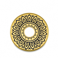 Perline di metallo DQ donut oro (privo di nichel)