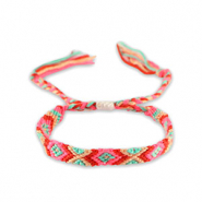 Braccialetti alla moda rosa neon-rosso