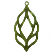 Pendenti in resina verde muschio