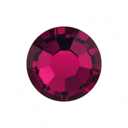 Pietra di nascita Luglio Preciosa SS16 a fondo piatto (4mm) Ruby red