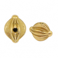 Perline in acciaio inossidabile decore oro