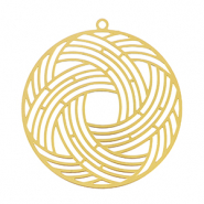 Ciondoli in acciaio inossidabile boh&eacute;mien 45mm oro