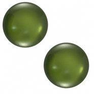 Cabochon Polaris Elements 20 mm classico Lucido verde muschio