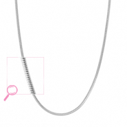 Collane in acciaio inossidabile argento