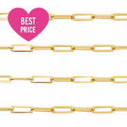 Componenti in acciaio inossidabile catena grumetta oro