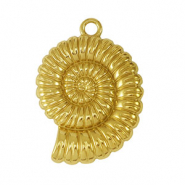 Ciondoli in acciaio inossidabile conchiglia di mare oro