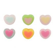 Perline in acrilico multicolore