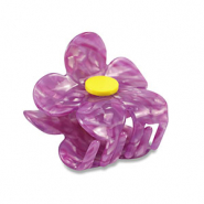 Accessori fermaglio per capelli fiore viola