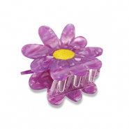Accessori fermaglio per capelli fiore viola