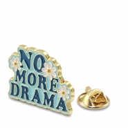 Pins "No more drama" Blu-oro
