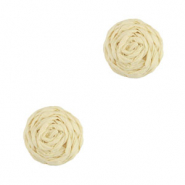 Pendenti in rafia 12mm Beige