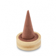 Espositore per bigiotteria per anelli natural-rame marrone