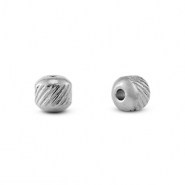 Perline in acciaio inossidabile 6mm argento