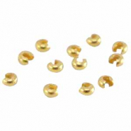 Coprischiaccini di metallo DQ 4mm oro (privo di nichel)