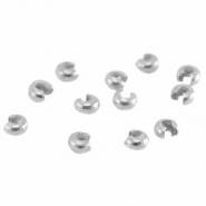 Coprischiaccini di metallo DQ 4 mm argento antico (privo di nichel)