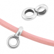 Pendente di metallo DQ Ø2.2mm con anellino argento antico (privo di nichel)